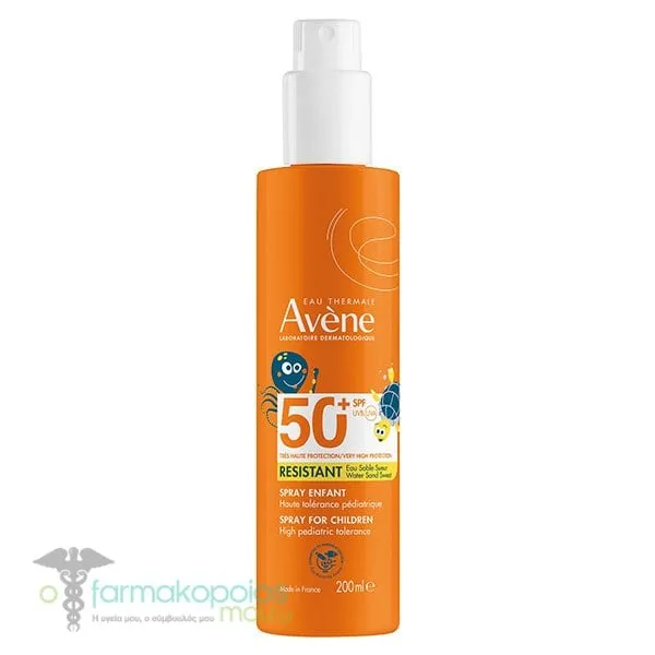 Avene Eau Thermale Sunscreen Children's Spray SPF50+, 200ml