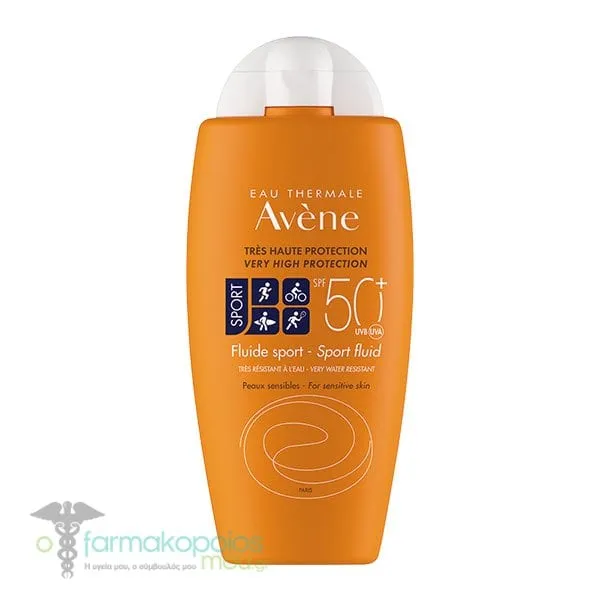 Avene Sport Fluid for Sensitive Skin SPF50+, 100ml