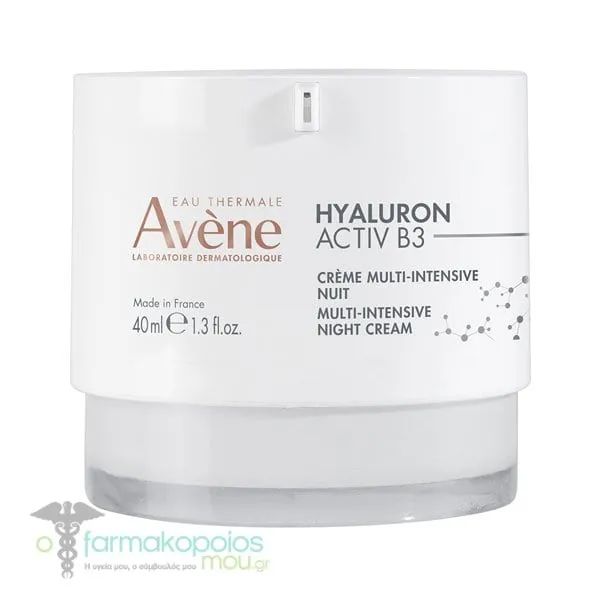 Avene Hyaluron Activ B3 Multi-Intensive Night Cream, 40ml