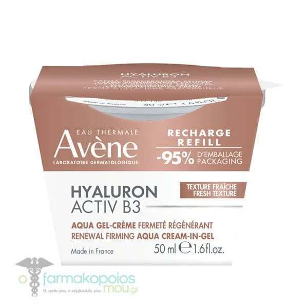 Avene Hyaluron Activ B3 Renewal Firming Aqua Cream-In-Gel Refill, 50ml