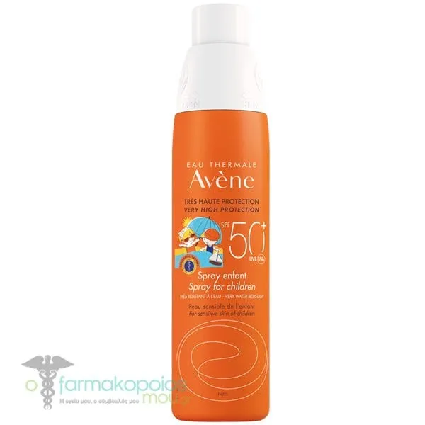 Avene Sun Protection Spray Kids Sensitive Skin SPF50+, 200ml