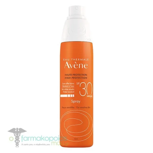 Avene Sunscreen Face & Body Spray SPF30, 200ml