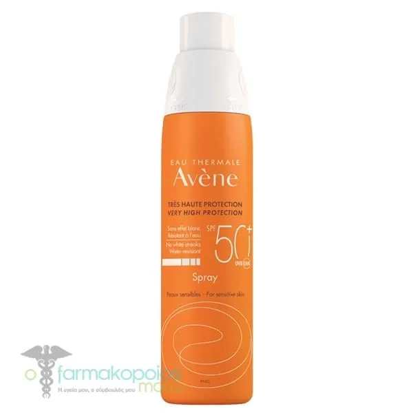 Avene Sunscreen Face & Body Spray SPF50+, 200ml