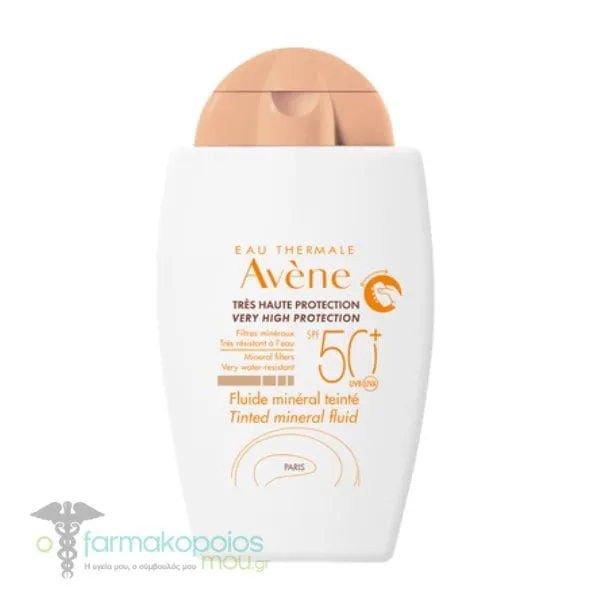 Avene Tinted Mineral Fluid SPF50+, 40ml