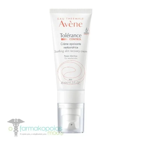 Avene Tolerance Control Soothing Skin Recovery Cream for Reactive Skin, 40ml