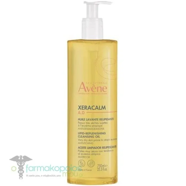 Avene XeraCalm A.D Lipid-Replenishing Cleansing Oil, 750ml