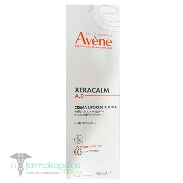 Avene XeraCalm A.D Crema Liporestitutiva, 200ml