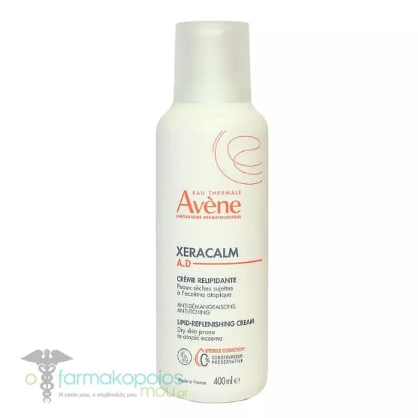 Avene XeraCalm A.D Lipid-Replenishing Cream, 400ml