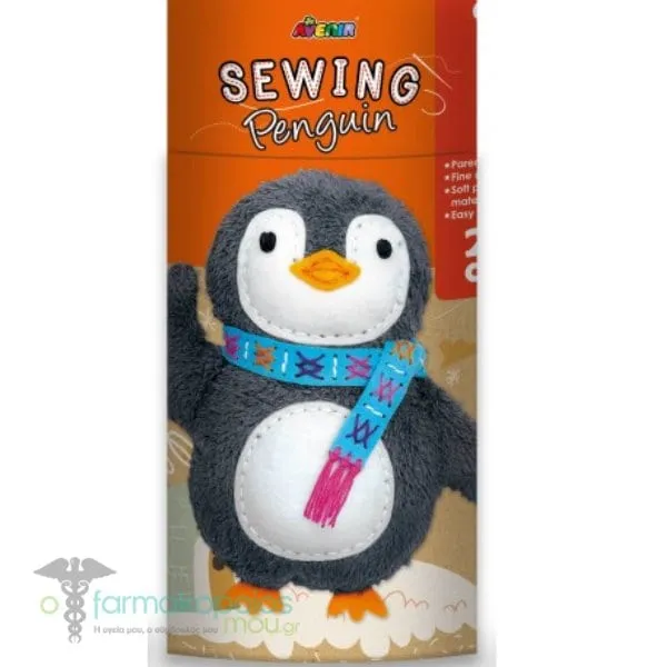 Avenir Sewing Doll Penguin Κούκλα Πιγκουίνος για Παιδιά, 1τεμ