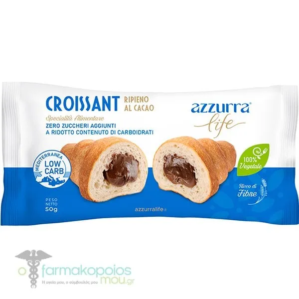 Azzurra Life Croissant with Cacao Cream, 50gr