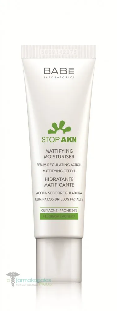 Babe Stop Akn Mattifying Moisturiser, 50ml