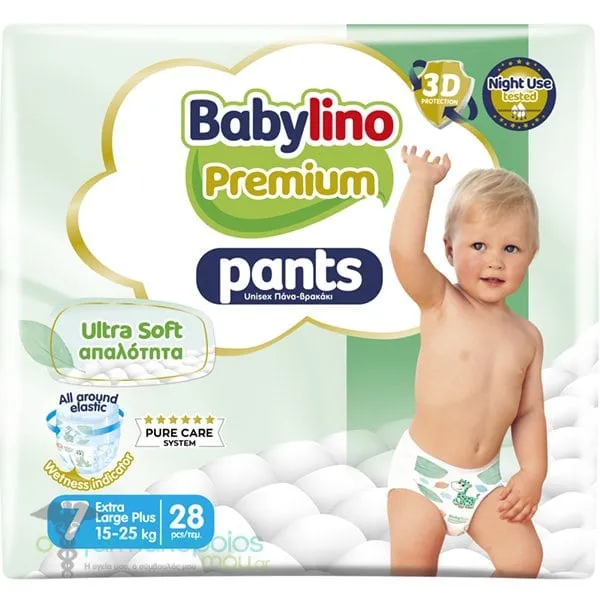 Babylino Premium Pants Ultra Soft No7 (15-25kg), 28pcs