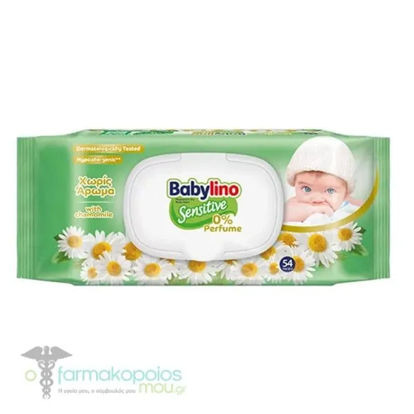 Babylino Sensitive 0% Perfume, 54pcs