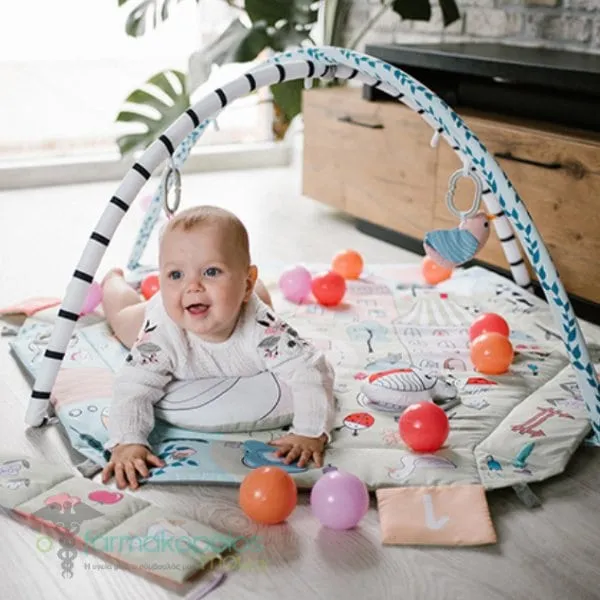 BabyOno: Εκπαιδευτικό χαλάκι δραστηριοτήτων - Βρεφικό γυμναστήριο Funny Farm
