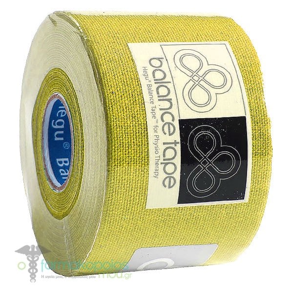 Balance Tape, Ταινία Κινησιοεπίδεσης, + 20% Περισσότερο Προϊόν - Σε οκτώ διαφορετικά χρώματα. 6m x 5cm - Κίτρινο