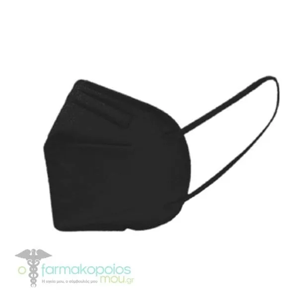 Barbeador Max-02 Filtering Half Mask FFP2 Μάσκα Προστασίας Μιας Χρήσης, 1τεμ - 002 Μαύρο