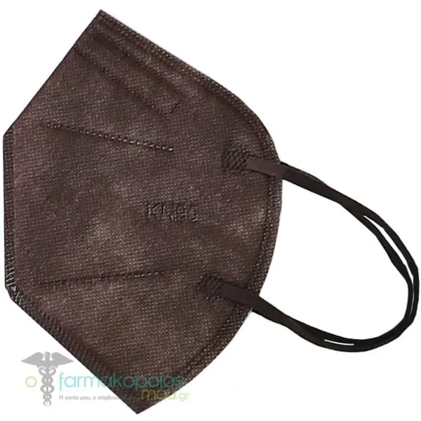 Barbeador Max-02 Filtering Half Mask FFP2 Μάσκα Προστασίας Μιας Χρήσης, 10τεμ - Σοκολατί