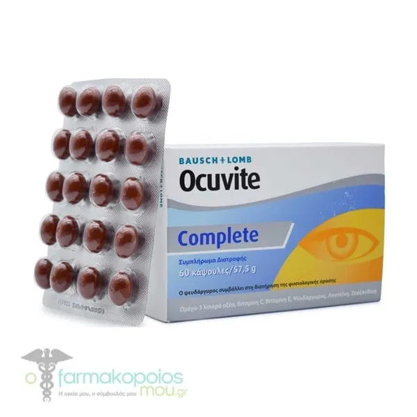 Bausch & Lomb Ocuvite Complete, 60softgels