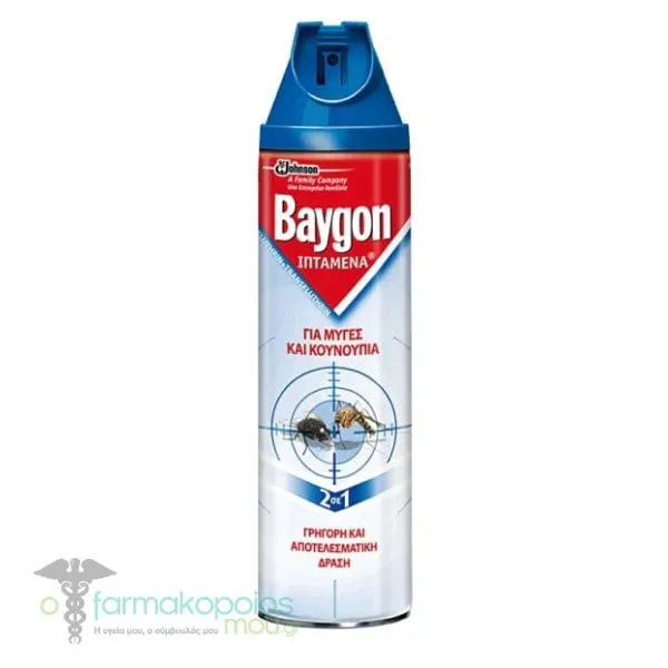 Baygon Mosquito & Fly Killer Spray, 400ml