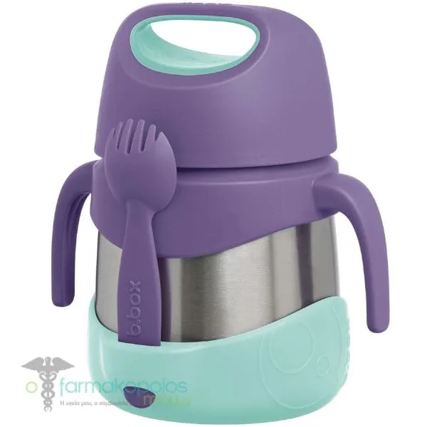 B.Box Stainless Steel Isothermal Food Pot for Children, 335ml - Μώβ