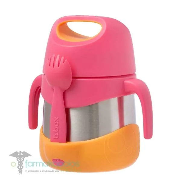 B.Box Stainless Steel Isothermal Food Pot for Children, 335ml - Φούξια