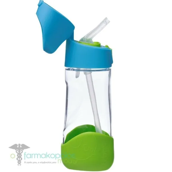 B.Box Flask with Straw 450ml, 1 pc - Ocean
