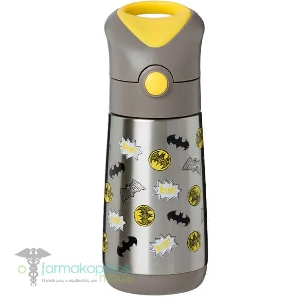 B.Box Insulated Bottle Παιδικό Μπουκάλι Θερμός 350ml, 1τεμ - Batman