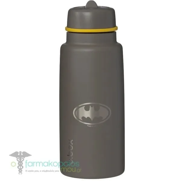 B.Box Insulated Flip Top Παιδικό Μπουκάλι Θερμός με Καλαμάκι, 1lt - Batman