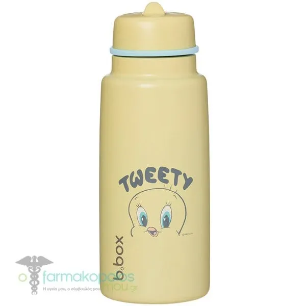 B.Box Insulated Flip Top Παιδικό Μπουκάλι Θερμός με Καλαμάκι, 1lt - Looney Tunes