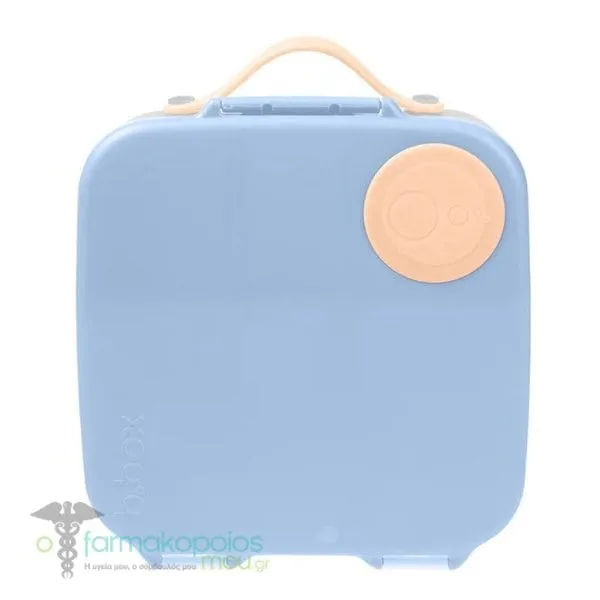 B.Box Lunchbox Plastic Children's Food Container with Dividers 2lt, 1pc - Peachy