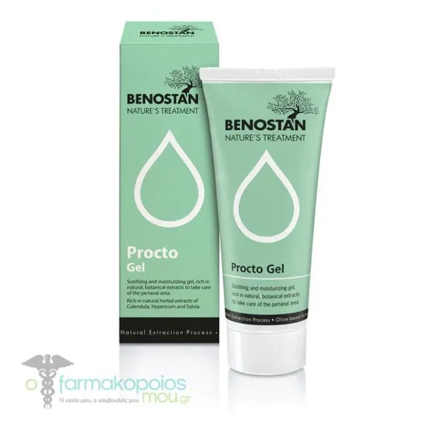 Benostan Nature's Treatment Procto Gel for Hemorrhoids, 50ml