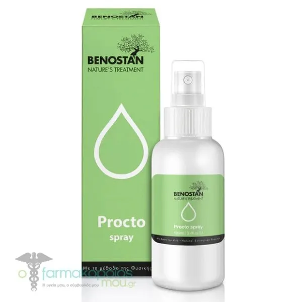 Benostan Procto Spray for Hemorrhoids, 100ml