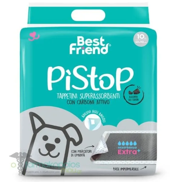 Best Friend PiStop Floor Diapers Extra+ Carbon 60x90cm, 10pcs