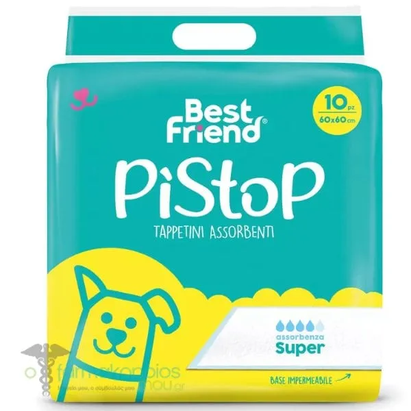 Best Friend PiStop Floor Diapers Super 60x60cm, 10pcs