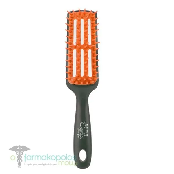 Beter Deslia Hairflow Vent Brush (03.281), 1pc - Πορτοκάλι