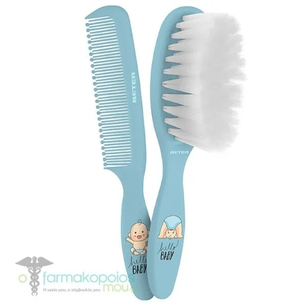 Beter Baby Brush & Comb Set (34.081), 1set - Γαλάζιο