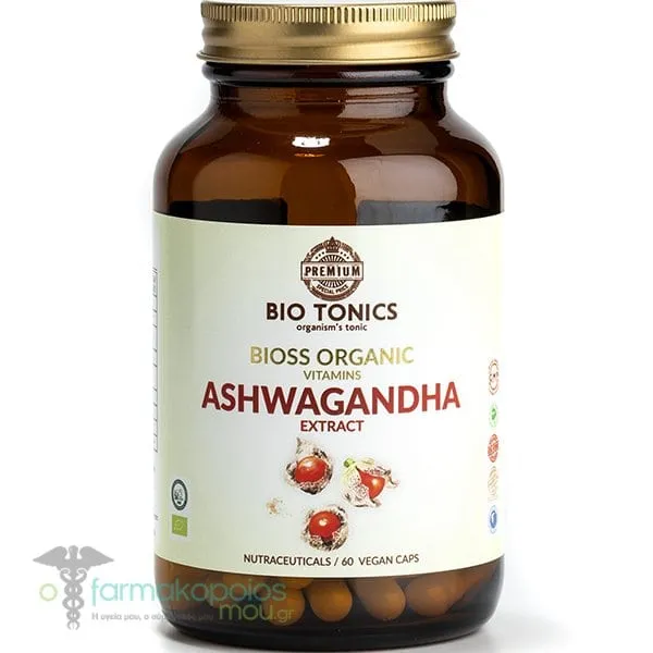 Bio Tonics Bioss Organic Vitamins Ashwagandha Extract 320mg, 60caps