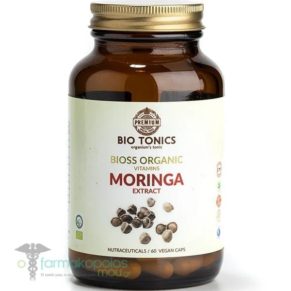 Bio Tonics Bioss Organic Vitamins Moringa Extract 300mg, 60caps
