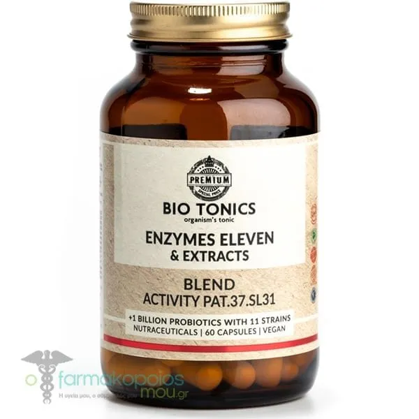 Bio Tonics Enzymes Eleven &amp; Extracts, 60vcaps