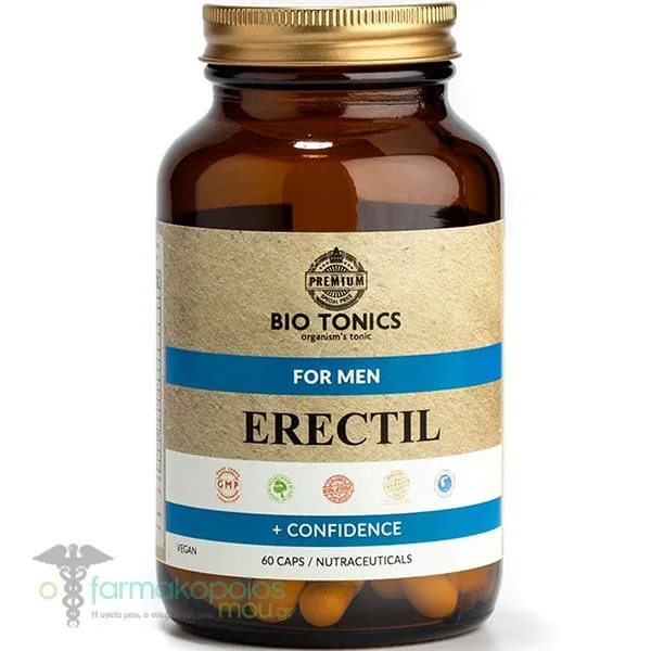 Bio Tonics Erectil For Men +Confidence, 60caps
