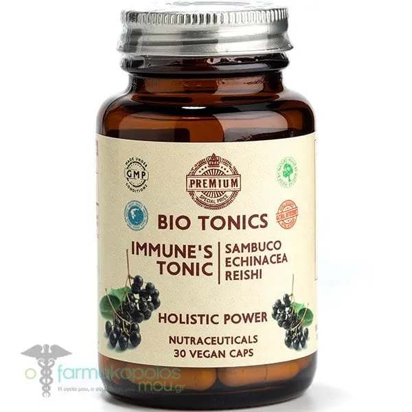 Bio Tonics Immune's Tonic Sambuco & Echinacea & Reishi, 30caps