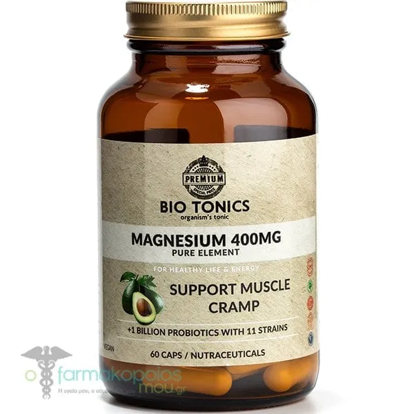 Bio Tonics Magnesium Muscle Cramb 400mg, 60caps