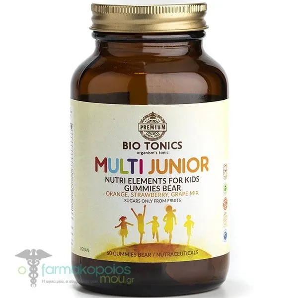 Bio Tonics Multi Junior Nutri Elements for Kids, 60gummies