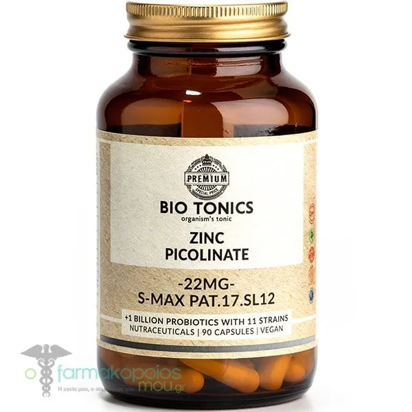 Bio Tonics Zinc Picolinate 22mg, 90caps
