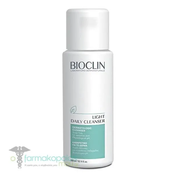 Bioclin Light Daily Cleanser Καθημερινό Αφρίζων Καθαριστικό για Κάθε Τύπο Επιδερμίδας, 300ml