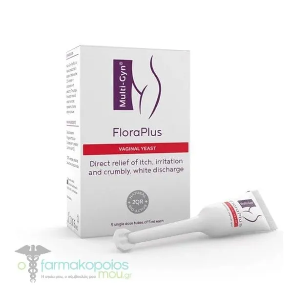 Bioclin Multi-Gyn FloraPlus Μονοδόσεις για την Αντιμετώπιση &amp; Πρόληψη της Κολπικής Μυκητίασης, 5x5ml