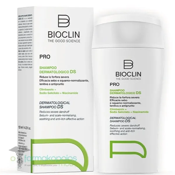 Bioclin Pro Dermatological Shampoo DS Δερματολογικό Σαμπουάν, 125ml