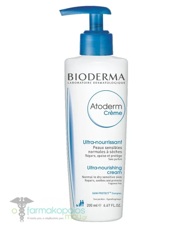 Bioderma Atoderm Creme Ultra-Nourishing Cream for Normal to Dry Sensitive Skin, 200ml