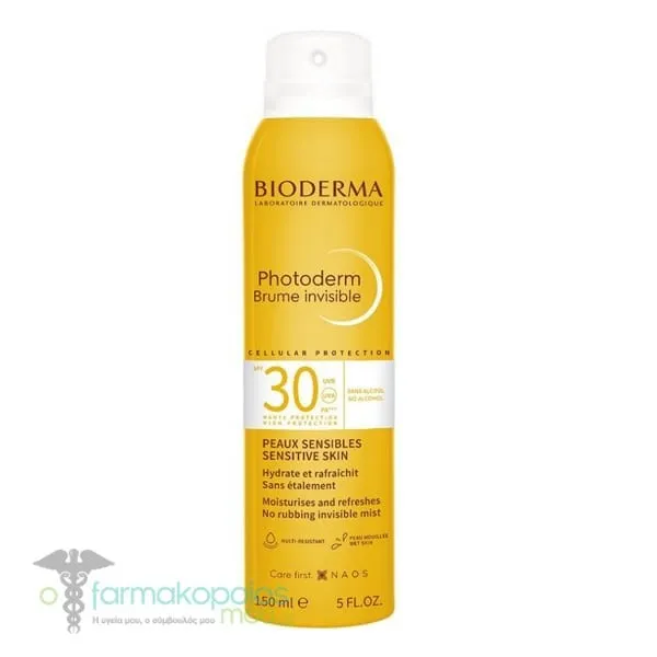 Bioderma Photoderm Brume Invisible SPF30 No Rubbing Invisible Mist, 150ml