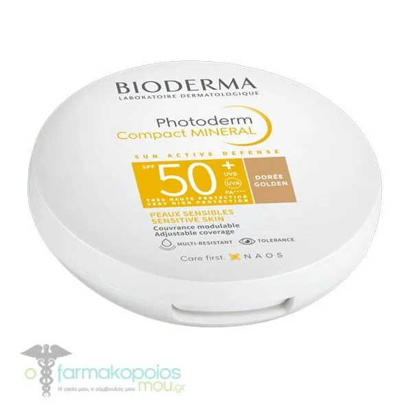 Bioderma Photoderm Compact Mineral Golden SPF50+, 10g